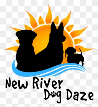New River Dog Daze - Illustration Clipart