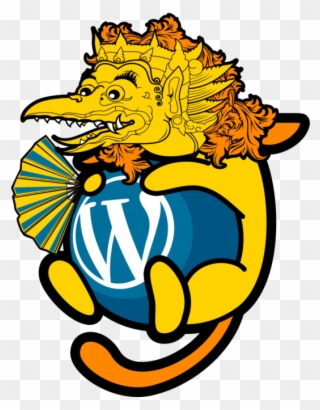 Wapuu Garuda - Wordpress Wapuu Clipart