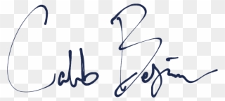 Caleb-signature - Caleb Signature Clipart