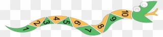 Snake With Numbers 1 Clipart