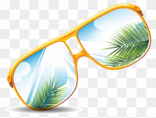 Sunglasses Ray Ban Goggles Vector Reflective Glasses - Illustration Clipart