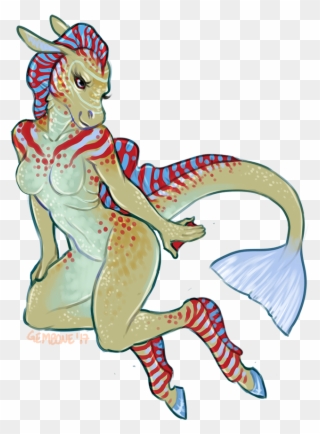 Nokken Lady - Illustration Clipart