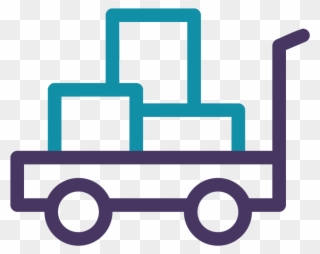 Trolley Icon - Logistics And Distribution Icon Png Clipart