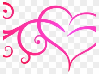 Scroll Clipart Royal - Wedding Heart For Photoshop - Png Download