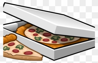 Animated Pizza Clipart - Pizza Box Clipart Transparent Png