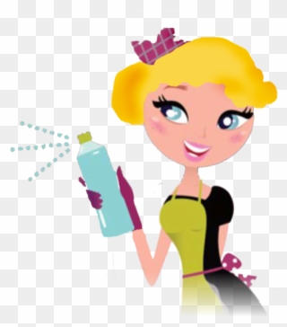 Call For Your Free Estimate - Maid Cleaning Cartoon Clipart