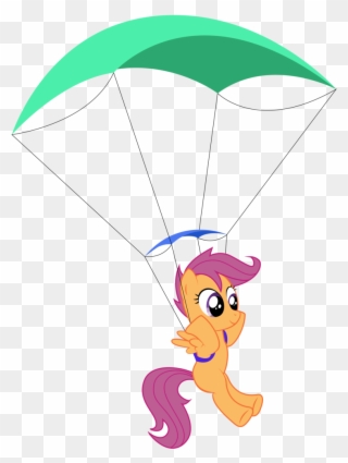 Parachute Clipart Airborne - My Little Pony Parachute - Png Download
