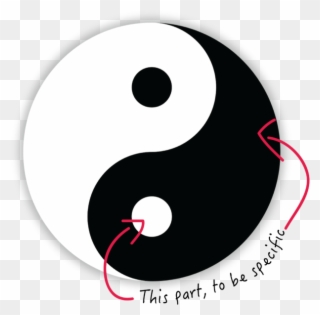Yes, Yin Is Part Of The Famous Yinyang (think “in Jahng”) - Light And Darkness Symbol Clipart