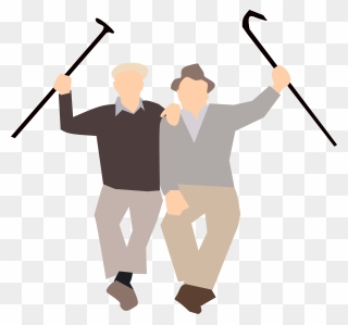 Old Friends Clip Art - Png Download