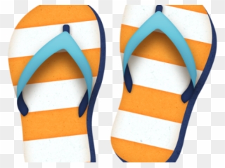 Sandal Clipart Summer - Slipper Png Transparent Png