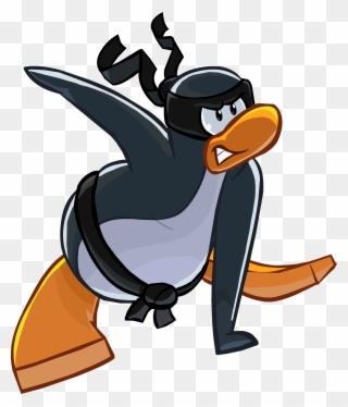 Ninja Clipart Penguin - Penguin Ninja - Png Download
