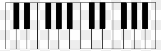 Piano Keyboard Svg Clipart