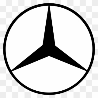 Mercedes Benz Clipart Svg - Mercedes Logo Vector - Png Download