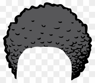 Clipart Of Hair And Bun Hair - Clipart Afro - Png Download