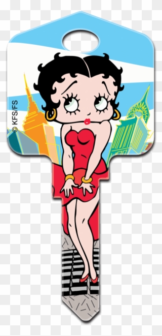 B2- Betty Boop In New York - Breast Cancer Awareness Month Prayer Clipart