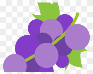 Grapes Clipart Emoji - Transparent Grape Emoji - Png Download