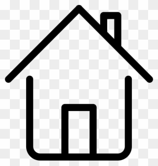 Png File - Home Outline Icon Png Clipart