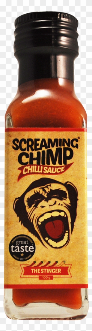 The Stinger - Screaming Chimp Hot Sauce Clipart