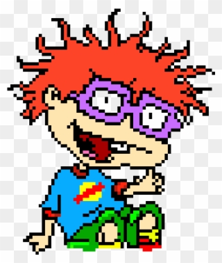 Minecraft Pixel Art Rugrats , Png Download - Pixel Art Rugrats Clipart