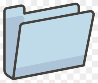 Open File Folder Emoji - Flat Panel Display Clipart