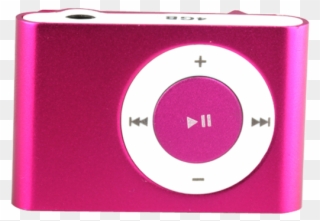 Mini Clip-on Mp3 Player Pink - Ipod - Png Download