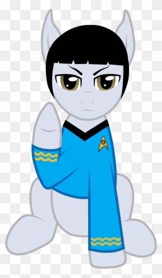 Spock Leonard Mccoy Uhura Rainbow Dash White Mammal - My Little Pony Spock Clipart