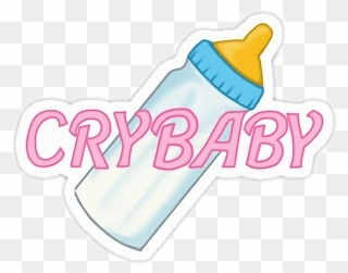 Crybaby Sticker - Cry Baby Stickers Png Clipart