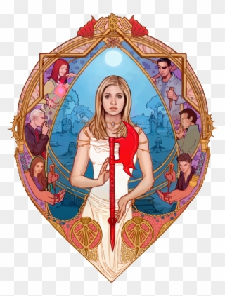 Made An Alternate/emblem Version Of My Buffy Pic, Now - Mona Fuchs Buffy Clipart
