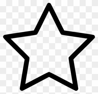 Star Favorite Famous Comments - Star Line Icon Png Clipart