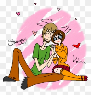 Shaggy And Velma - Scooby Doo Shaggy X Velma Clipart