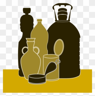 Containers Recycling Plastic - Illustration Clipart