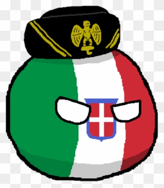 Italyball Countryballs Italy Kingdomofitalyball Axis - Countryballs Italy Clipart