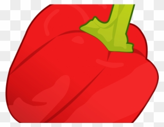 Pepper Clipart Chili Bowl - Red Bell Pepper Clipart No Background - Png Download