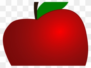 Apple Fruit Clipart Transparent Background - Heart - Png Download