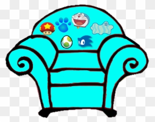 Sonic's Clues Thinking Chair Remake Blues Clues - Blue's Clues Living Room Clipart