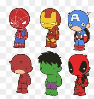 Lil' Marvels By Mikey Turvey - Kingpin Clipart