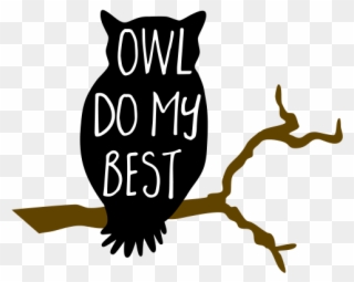 Owl Do My Best - Halloween Owl Silhouettes Clipart