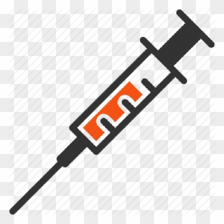 Drugs Clipart Drug Injection - Empty Syringe Cartoon - Png Download