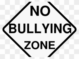 Monochrome Clipart Bullying - Sign - Png Download