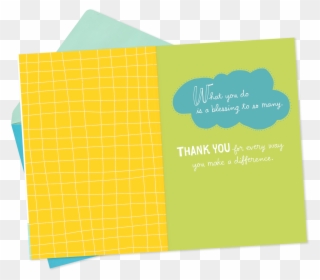 A Blessing To So Many Nurses Day Thank You Card - Paper Clipart