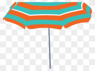 Umbrella Clipart Beach Chair - Umbrella - Png Download