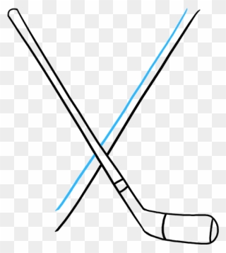 How To Draw Hockey Sticks - Floor Hockey Clipart