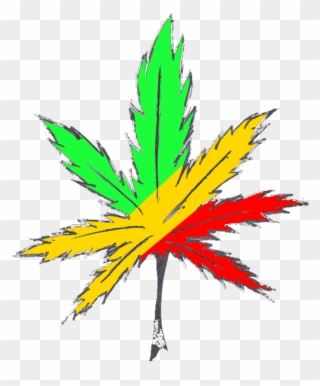 Graphic Royalty Free Download Cannabis Smoking Rastafari - Bob Marley Leaf Tattoo Png Clipart