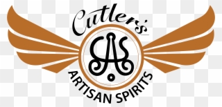 Cutler's Winged Logo - Cutler Artisan Spirits Clipart