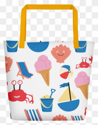 Beach Bag - Tote Bag Clipart