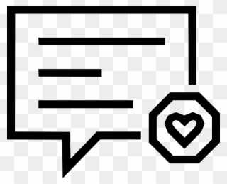 Message Favorite Bubble Conversation Talk Heart Comments Clipart