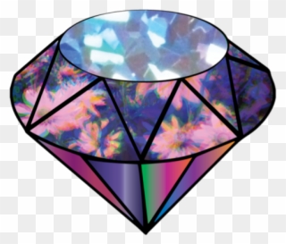 Jewel Gem Gemstone Diamond Jewelry Iridescent Geometric - Triangle Clipart