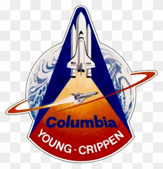 Sts 1 Patch - Sts 1 Mission Patch Clipart