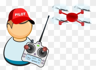 Drone Pilot Clipart - Png Download