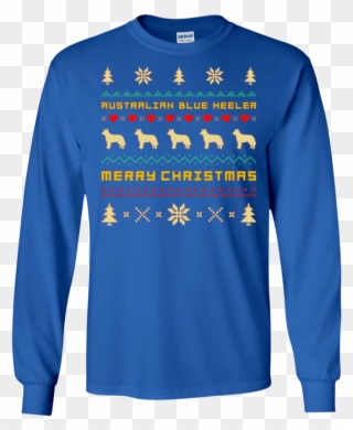 Australian Blue Heeler Ugly Christmas Sweater T Shirts - Ugly Bye Buddy Sweater Clipart